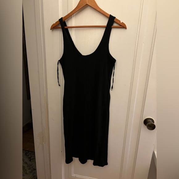 American Eagle body con dress with button decals - Picture 2 of 3